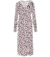 MARNI FLORAL-PRINTED MIDI DRESS,P00270490