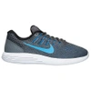 NIKE MEN'S LUNARGLIDE 8 RUNNING SHOES, GREY/BLUE,2204434