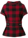 MARNI STRUCTURAL CHECKED BLOUSE,JKMAZ31N00TW80712366018