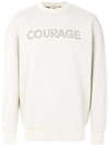 MAISON KITSUNÉ Courage sweatshirt,FW17M73512402223