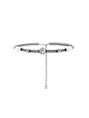 DANNIJO SILVER TONE LULU PEARL AND CRYSTAL CHOKER,N2386OS10112342433