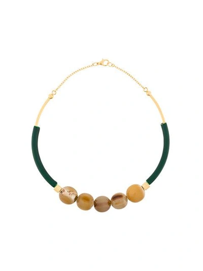 Marni Embellished Necklace In Multicoloured