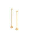 Maria Black 'orbit Shoulder Duster' Earring In Metallic