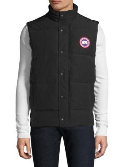 Canada Goose Freestyle Sleeveless Down Jacket In Black