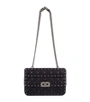 VALENTINO GARAVANI SMALL ROCKSTUD SPIKE SHOULDER BAG,P000000000005689820