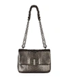 TOM FORD MEDIUM METALLIC PYTHON NATALIA SHOULDER BAG,P000000000005586577