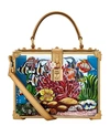 DOLCE & GABBANA SEA SCENE PRINT TOP HANDLE BAG,P000000000005589127