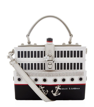 Dolce & Gabbana Ship Padlock Top Handle Bag In Multi