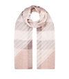 BURBERRY SILK CHECK AND LACE PRINT SCARF,P000000000005620104