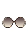 ALICE AND OLIVIA STACEY ROUND EMBELLISHED SUNGLASSES,P000000000005646298