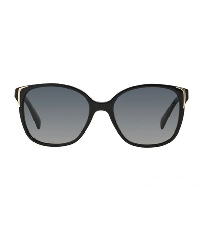 Prada Pr 01os Black Female Sunglasses In .