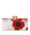 TED BAKER DOLCIE POPPY PRINT WALLET,P000000000005661801