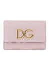 DOLCE & GABBANA LOGO FRENCH FLAP WALLET,P000000000005710900