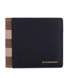 BURBERRY HOUSE CHECK BI-FOLD LEATHER WALLET,P000000000005661808