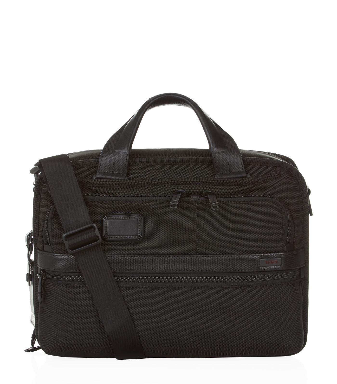 tumi small briefcase