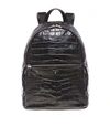 SERAPIAN CROC-EMBOSSED LEATHER BACKPACK,P000000000005715247