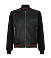 MCQ BY ALEXANDER MCQUEEN Soft Leather Bomber Jacket,P000000000005614421