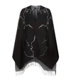 MARCELO BURLON COUNTY OF MILAN LIGHTENING PRINT PONCHO,P000000000005658743