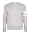 THOM BROWNE CREW NECK KNIT JUMPER,P000000000005525321