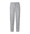 HANRO CHECKED COTTON LOUNGE TROUSERS,P000000000005633551
