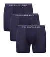 POLO RALPH LAUREN LOGO WAISTBAND BOXER BRIEFS (SET OF 3),P000000000005271563