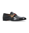 GUCCI DONNIE WEBBED LOAFERS,14863490