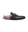 GUCCI LEATHER PRINCETOWN SLIPPERS,P000000000005625199