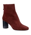 SANDRO SUEDE HEELED ANKLE BOOTS,P000000000005682215