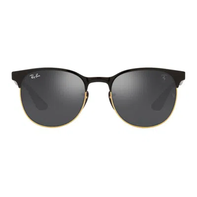 Rayban 雷朋太阳镜中性款不规则形墨镜法拉利系列0rb8327m In Gray