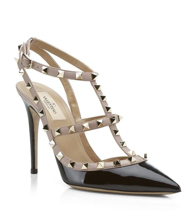 Valentino Garavani Patent So Noir Pumps 100 In Multi