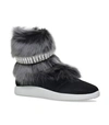 GIUSEPPE ZANOTTI YETI STRASS HIGH-TOP SNEAKERS,P000000000005630506