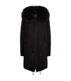 MR & MRS ITALY FUR LINED LONG PARKA,P000000000005655453