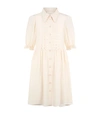 CHLOÉ BRODERIE ANGLAISE DETAIL BUTTON DOWN DRESS,P000000000005642452