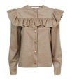 SEE BY CHLOÉ Ruffled Trim Jacket,P000000000005604154