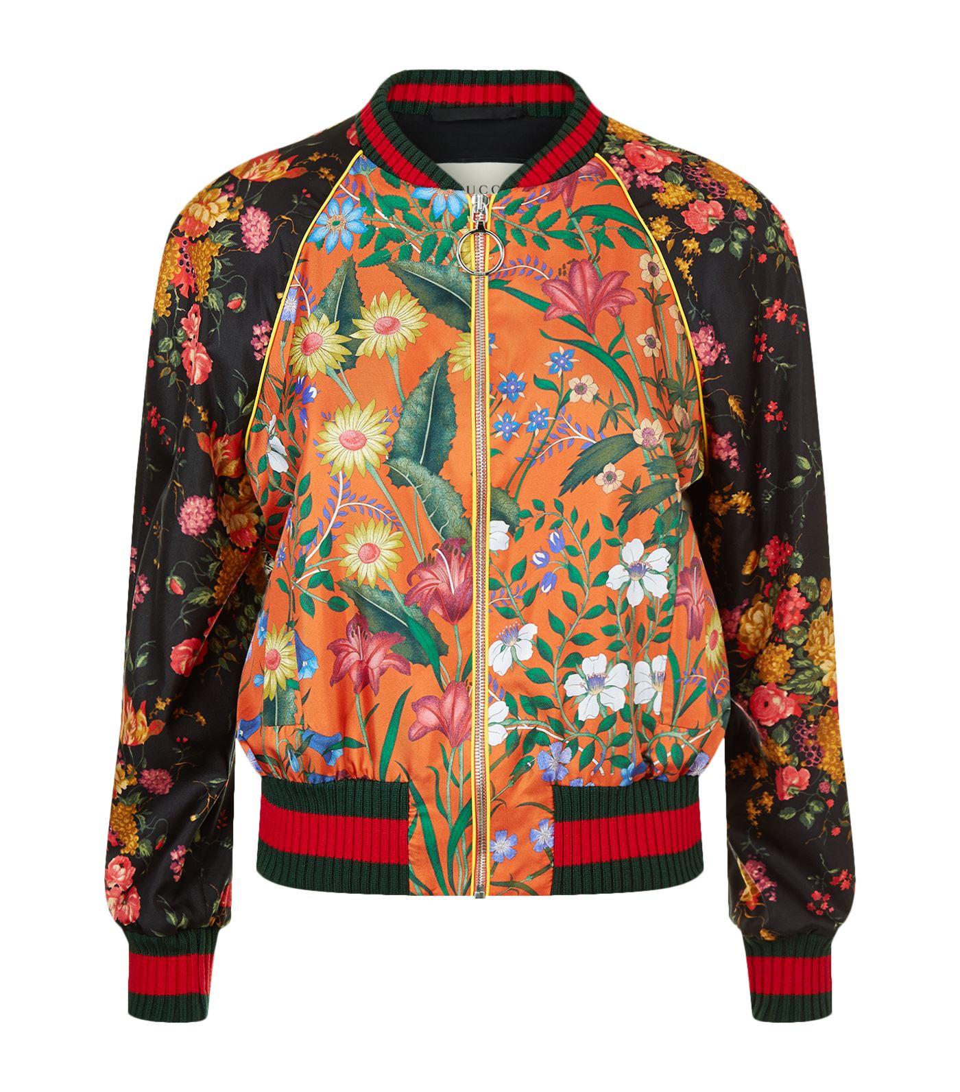 Gucci Loved Panther Bomber Jacket In Black | ModeSens