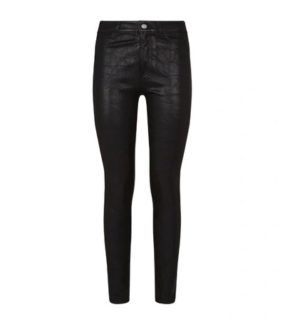 PAIGE HOXTON STRETCH LEATHER PANT,14950853