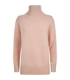 CHLOÉ TWO-TONE ROLL NECK SWEATER,P000000000005642524