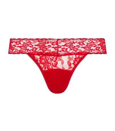 HANKY PANKY LOW-RISE LACE THONG,15175240