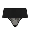 Spanx Undie-tectable Cheeky Hi-waist Thong In Black