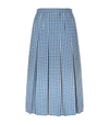 GUCCI PLEATED WOOL SKIRT,P000000000005675732
