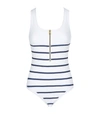 HEIDI KLEIN RACERBACK ZIP-UP SWIMSUIT,15047215