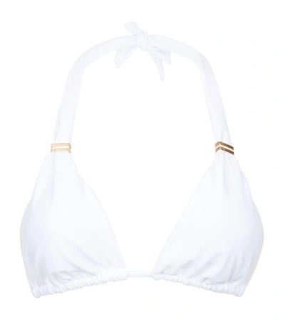 Vix Bia Triangle Bikini Top In White