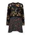 ETRO FLORAL PRINTED SILK TUNIC TOP,P000000000005557194
