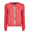 BOUTIQUE MOSCHINO BOW DETAIL CARDIGAN,P000000000005643253