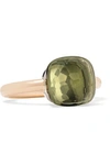 POMELLATO Nudo Classic 18-karat rose and white gold prasiolite ring