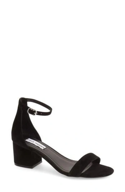 Steve Madden Irenee Sandals In Black Suede