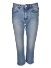 MSGM CROPPED JEANS,2342MDP170LX174774