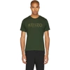 Kenzo Logo Printed Cotton Jersey T-shirt In 51dark Khaki