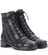 ALEXANDRE BIRMAN Regina leather combat boots