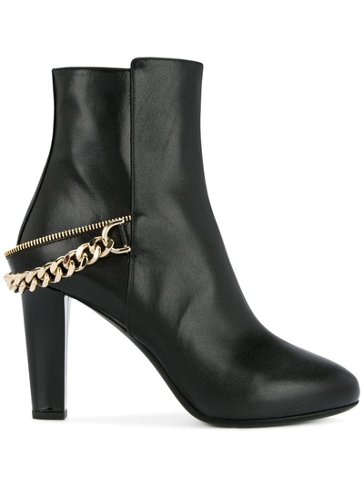 Lanvin Chain Detail Ankle Boots